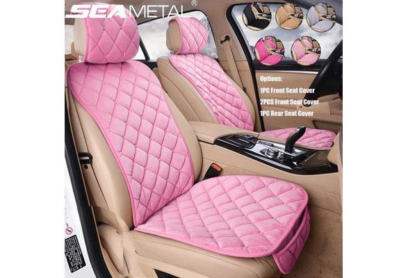 Blush pink store seat covers