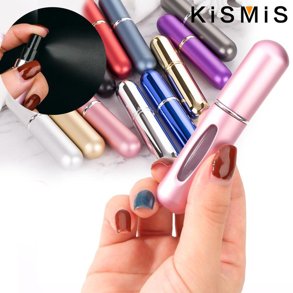 Pack of 1 Portable 5ml Perfume Bottles, Refillable Fragrance Empty Atomizer  Compact Travel Size Mini Leaking Proof Spray Perfume Container on Plane  Available Kismis Accessories for Women, Men, Friends, Lovers, Relatives,  Great