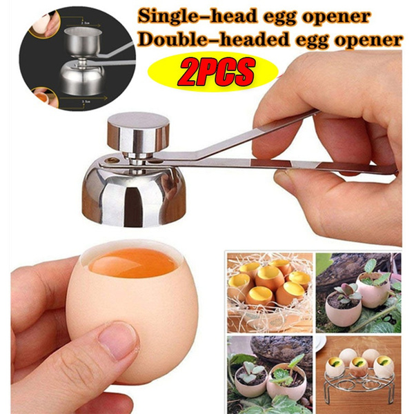Egg Topper Egg Shell Opener Stainless Steel Egg Cutter For Raw