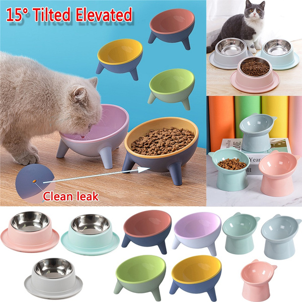 Water bowls for flat faced clearance cats