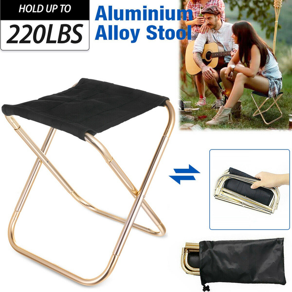 Mini Portable Folding Chair Outdoor Camping BBQ Fishing Picnic Beach Stool  Seat