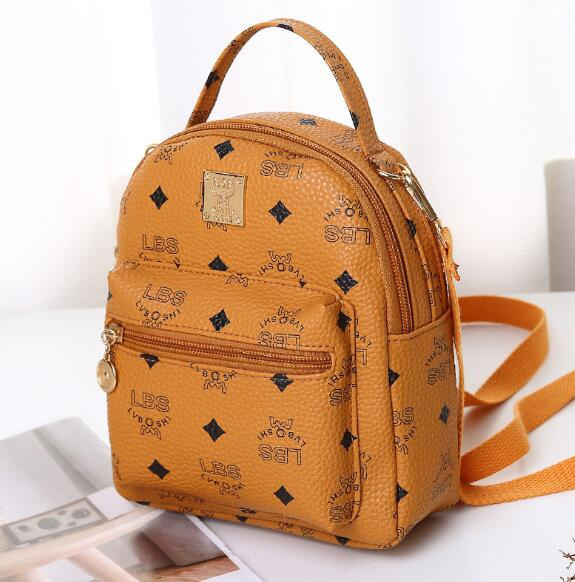 pu leather rivet women lady knapsack backpack bag Wish