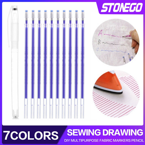 Fabric Markers Pencil - Multi Purpose Sewing Draw Lines Disappearing Marker  Pen