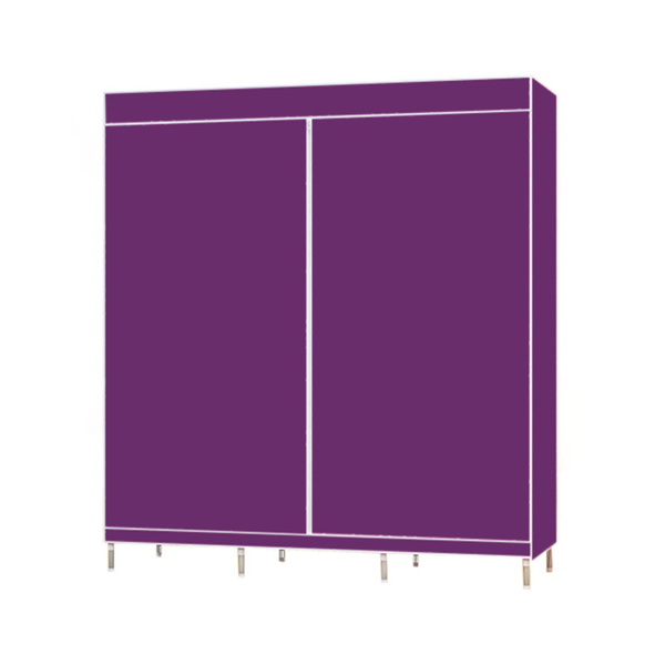 Closet Storage Organizer Wardrobe Clothes Rack With Hanger Wish