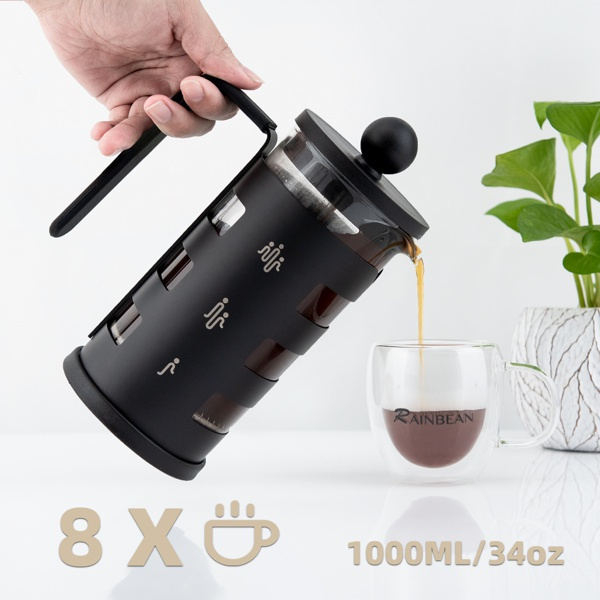 Stainless Steel Cafetiere 8 Cup 