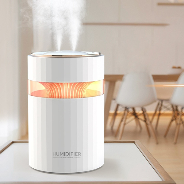 900ml Air Humidifier Diffuser Ultrasonic Double-spray USB Cool Mist ...