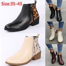 casual shoes, Booties, Plus Size, botine