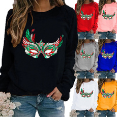 Plus Size, pullover sweater, Long Sleeve, casual shirt