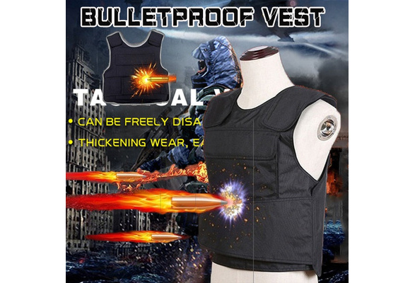 New Anti-riot Durable Bulletproof Vest Military Tactical Gear Level 3  Protection Self-Defense Clothing (Only Bulletproof Vest)