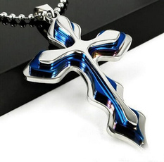 Cross necklace, Cross Pendant, Stainless Steel, crossnecklaceformen
