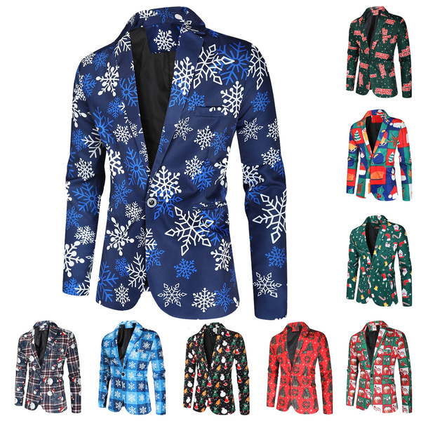 Floerns Women's Plus Size Allover Print Shawl Collar 3/4 Sleeve Blazer  Jacket Blue Multi 0XL at Amazon Women's Clothing store