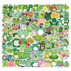 frogsticker, cute, Waterproof, Stickers