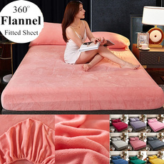 flannelmattre, Fleece, elasticbedspread, velvet