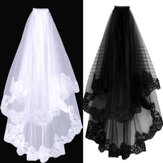 blackveil, weddingveil, Cosplay, Lace