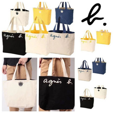 新品 agnes b. アニエスベー トートバッグ コットントート VOYAGE