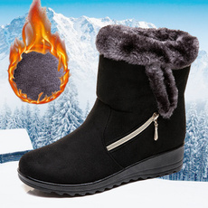 ankle boots, Fashion, Winter, Waterproof
