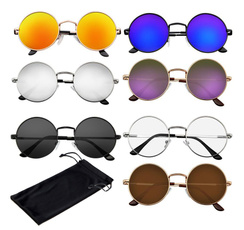 Vintage, Fashion, Sunglasses, Round Sunglasses