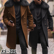 menwoolenwindbreaker, Plus Size, Men, woolencoatsformen