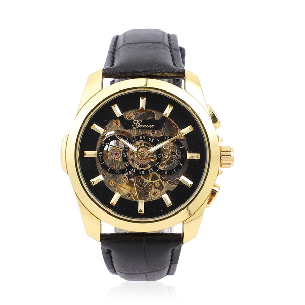 Genoa skeleton outlet watch