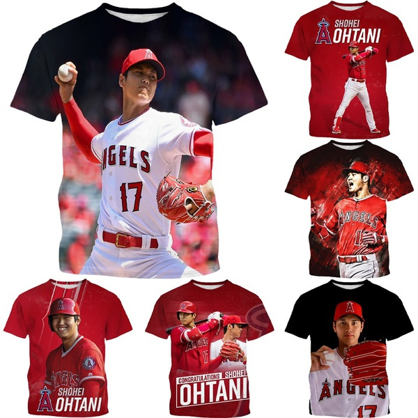 New Fashion Personality Baseball Shohei Ohtani 3D Printed T-shirt