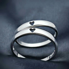 Sterling, Engagement Wedding Ring Set, Princess, Suits
