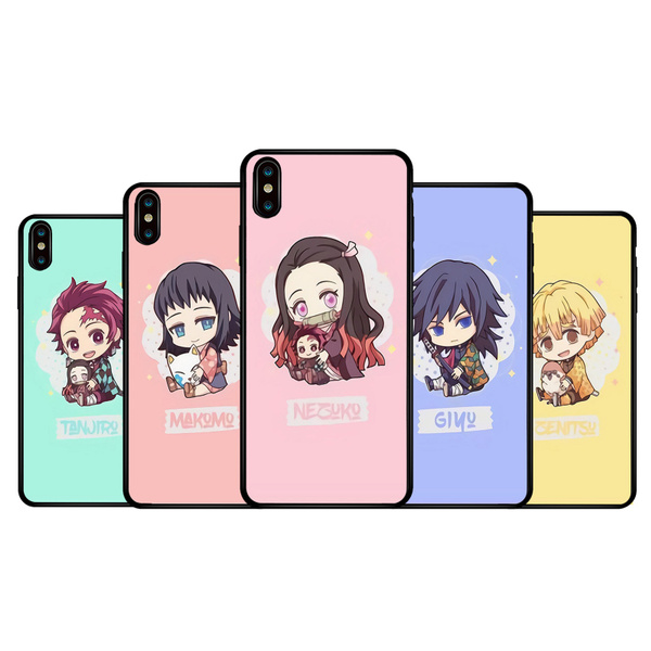 Demon Slayer Nezuko Tanjirou Zenitsu Giyu Shinobu Phone Case Cover