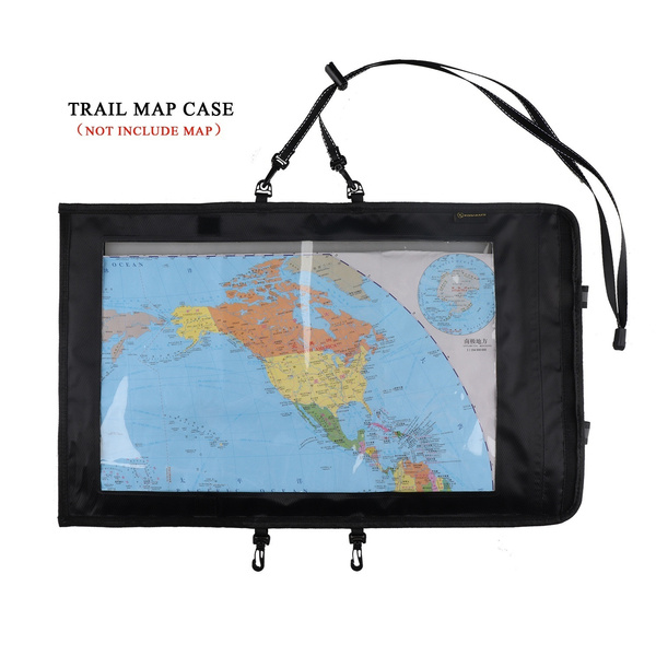 Map Storage Case Outdoor Trail Map Case, Foldable Storage Bag Map Bag Waterproof ...