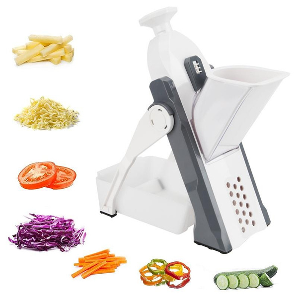 Multifunctional Adjustable Vegetable Cutter - Durable Vegetable Slicer  Collapsible Kitchen Dicer for Vegetables Easy To Clean Suitable for Potato  Veggie Carrot Cucumber Sweet Potato
