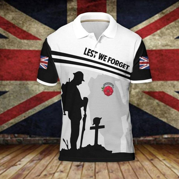 lest we forget polo shirts