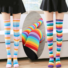 Hosiery & Socks, rainbow, Leggings, Fashion