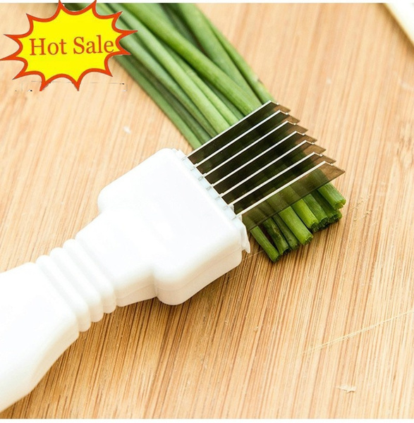 Kitchen Scallion Vegetable Cutter Sharp Tools Slicer Cutlery