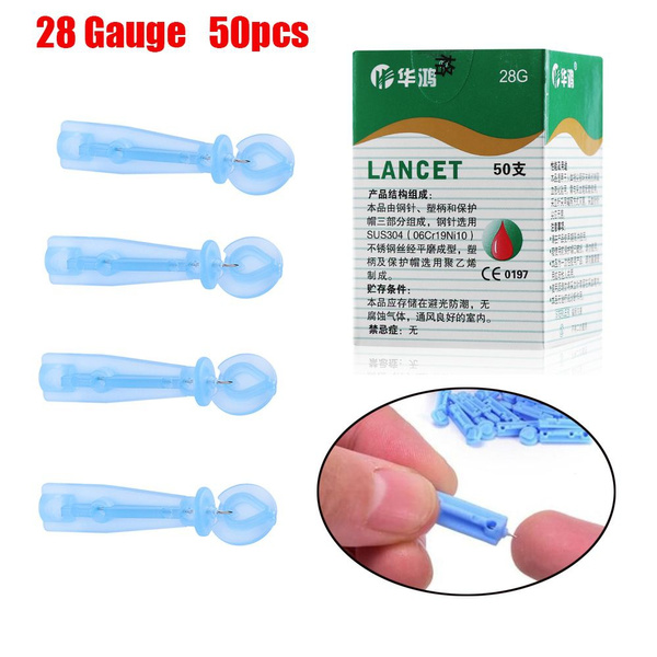 50 Pcs/Set Hot Blood Sugar Glucose Monitor For Blood Testing Kit Health
