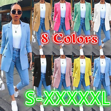 Plus Size, shirtcoat, Office, Long Sleeve