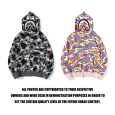 Shark, hooded, Zip, Coat