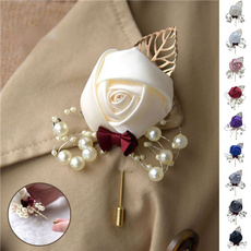 boutonniere, Beaded, brooch, corsage