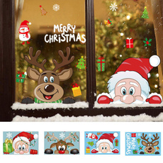 windowsticker, Christmas, Gifts, santaclaussticker