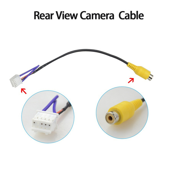 4pin Rear View Backup Camera Cable Adaptor RCA for Car Android Stereo