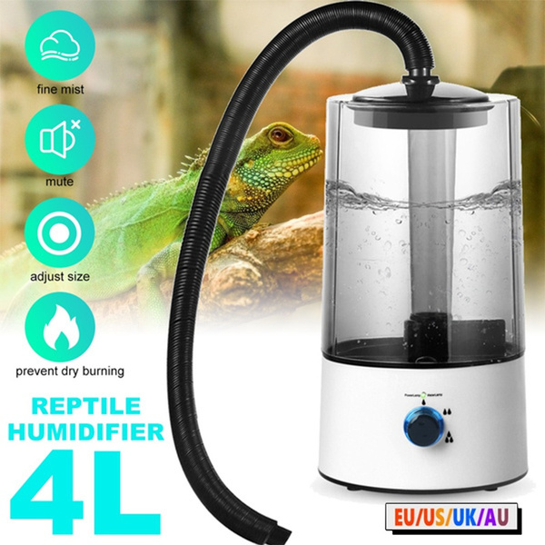 Humidifier for reptile outlet cage