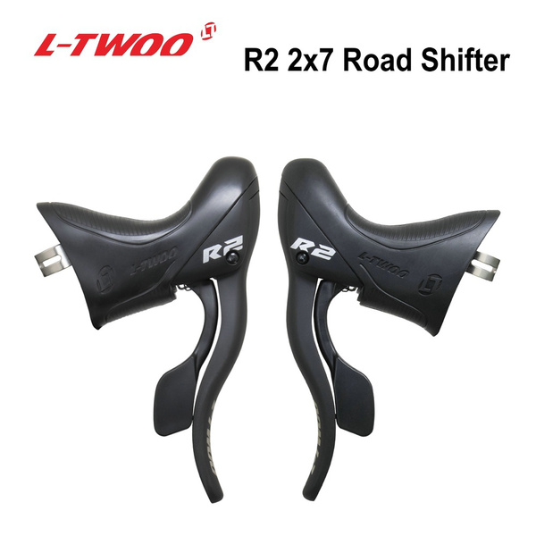 Roue Libre 7 Vitesses ChicBosom L-TWOO Levier De Changement De Vitesse Pour Vélo De Route, R2/R3/ R5/R7 2 X 7/8/9 Vitesses Compatible Avec Dérailleur ( R5 Manettes De Vitesse Pour Vélo