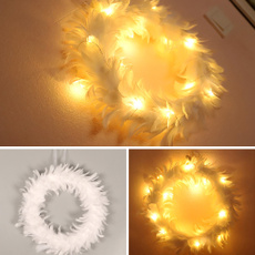 Christmas, Home & Living, wreath, whitefeather