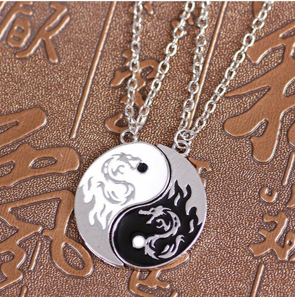 Yin and clearance yang couple necklace