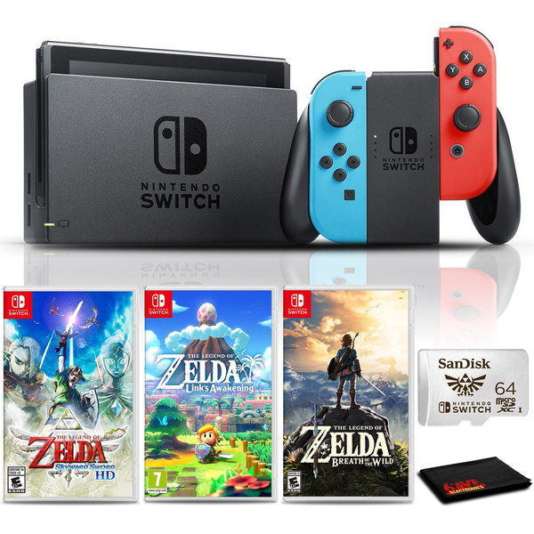 Switch breath of sale the wild bundle