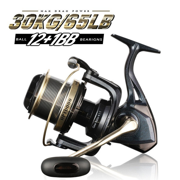 Spinning Reels 8000-12000 Series Surf Casting Fishing Reels 12+1 Stainless  BB Ultra Smooth Powerful with CNC Aluminum Spool Fishing Reels for  Saltwater Freshwater Fishing