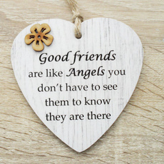Heart, goodfriend, Angel, Wooden