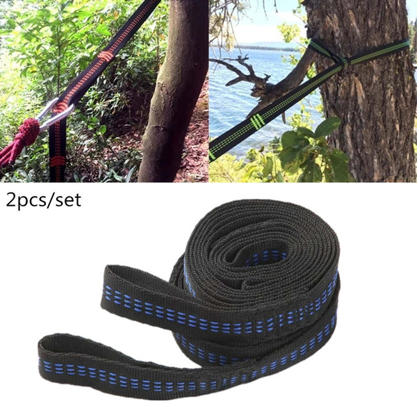 Hammock webbing outlet