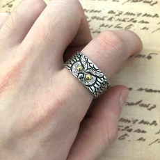 Owl, thaisilverring, marcasite, giftpersonality