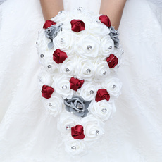 Beautiful, perose, Flowers, Bride