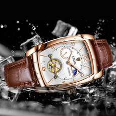 hnědá, gentwatch, quartz, dress watch