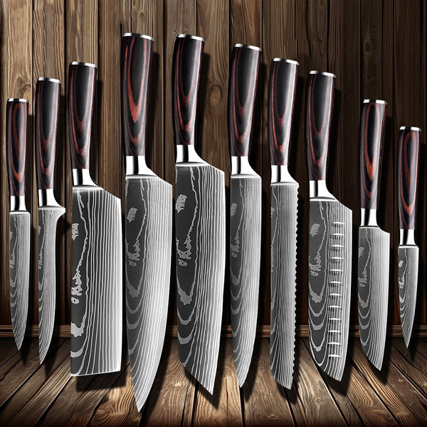 8 Chef Knife, Professional Stainless Steel Kitchen Cooking Knife