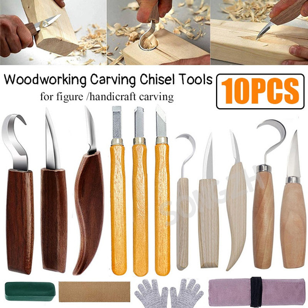 1/2/3/5/10PCS DIY Wood Carving Set Woodworking Hand Tools Kit